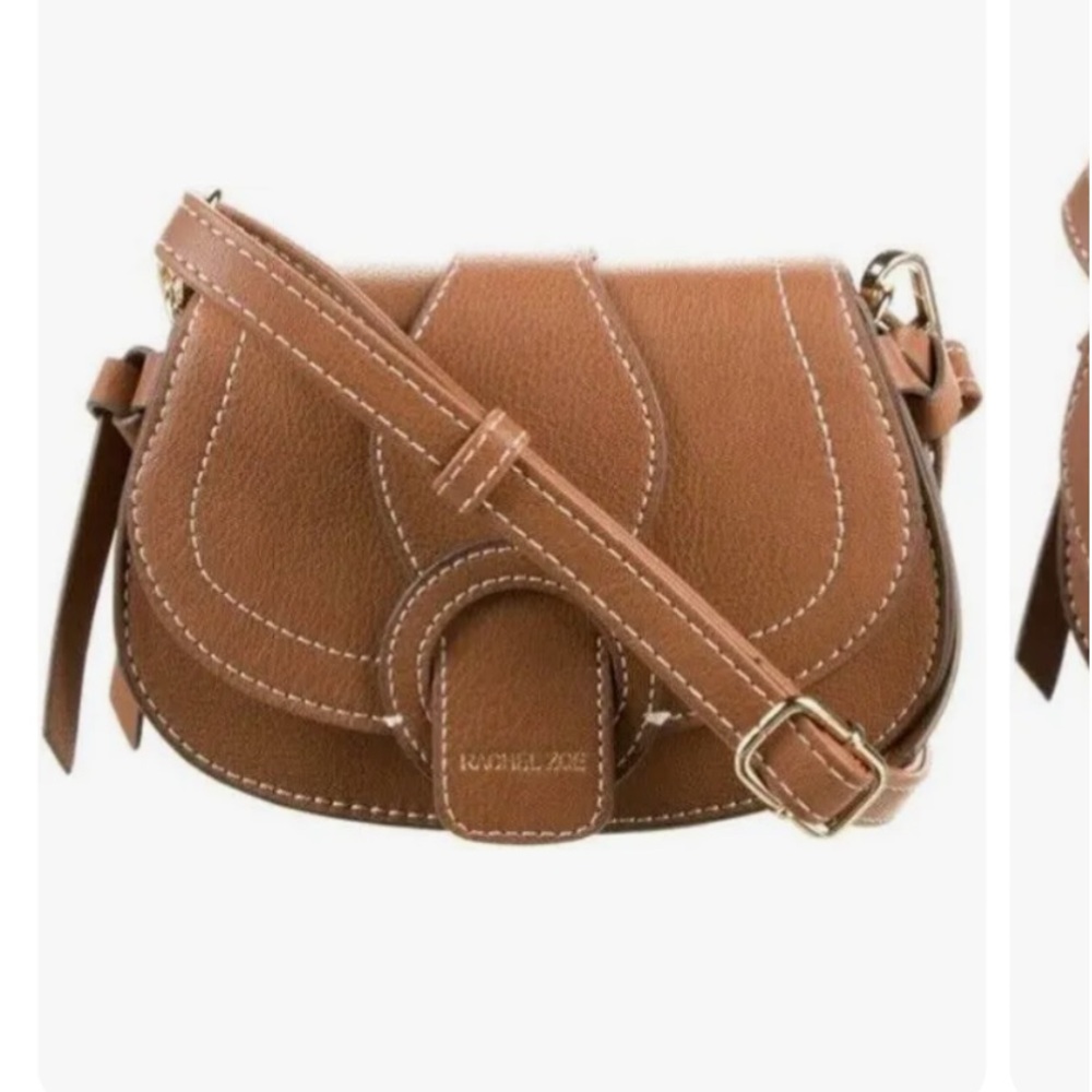 “Rachel Zoe” vegan, convertible saddle crossbody/belt bag;NWT